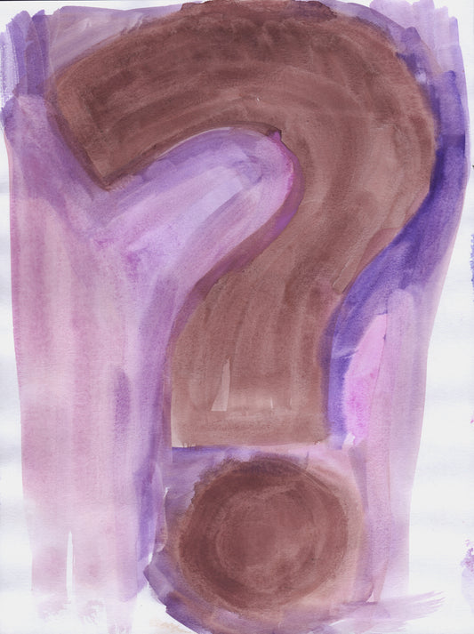 'Question Mark' Eric Spencer, 2023 (framed)